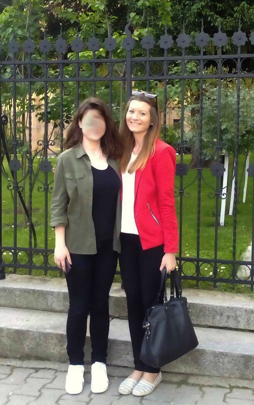 Profesorka Katarina Jovanović sa učenicom