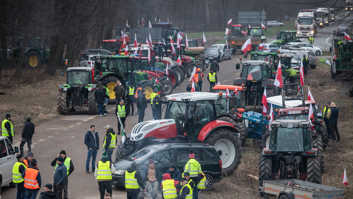 Rolnicy strajkują na polsko-litewskiej granicy. Protest potrwa kilka dni