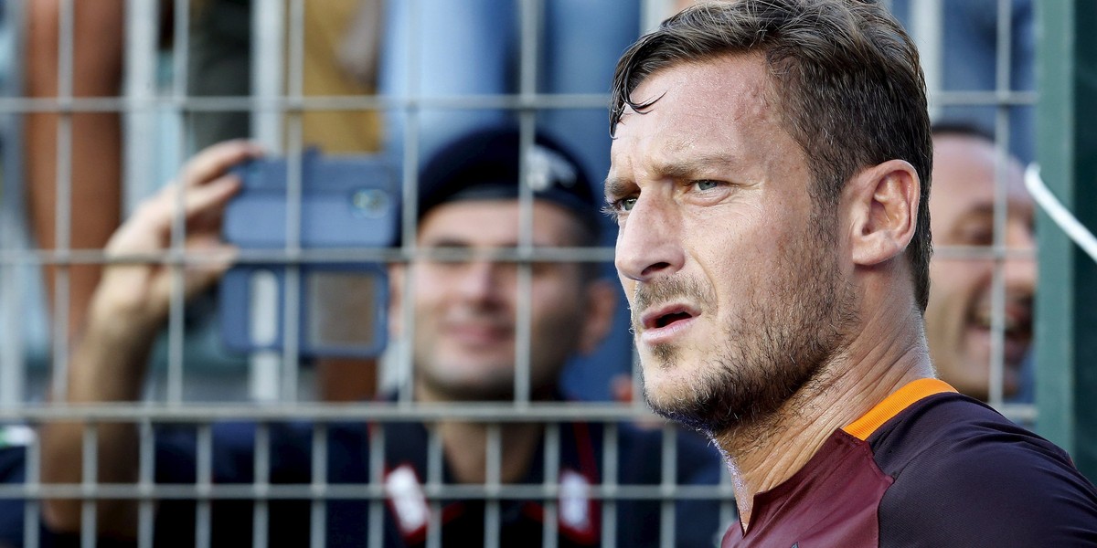 Totti opłacał policję, bo bał się uprowadzenia syna?