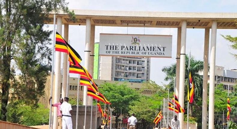 The Ugandan parliamentary building