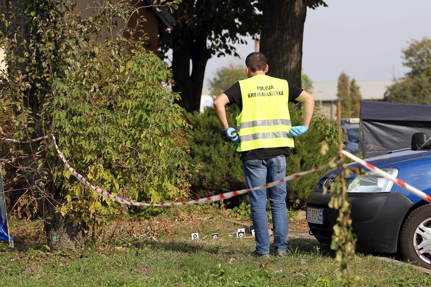 Miejsce znalezienia zwłok pod USC w Blachowni