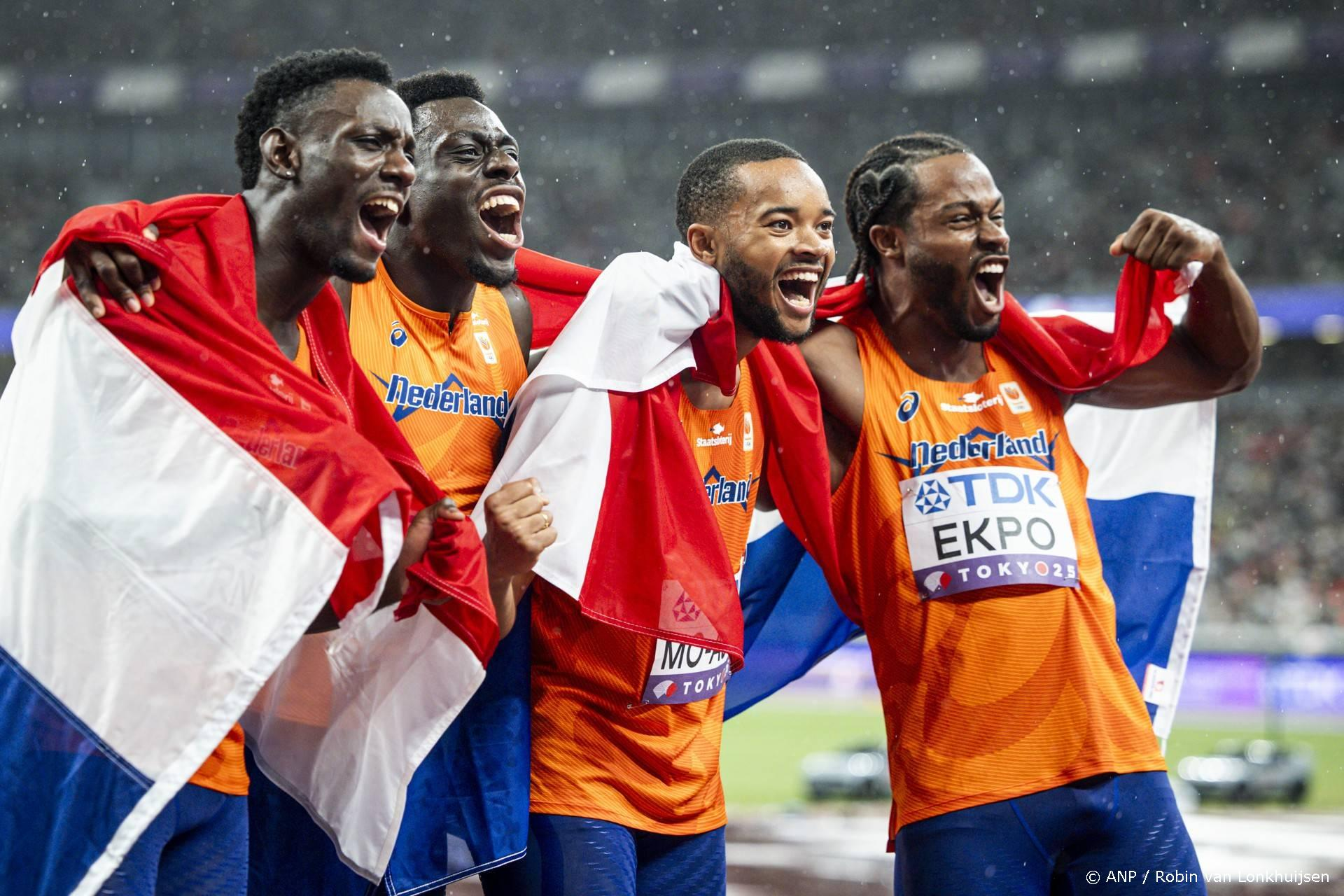 Record WK atletiek: Nederland 4e plaats met 6 medailles