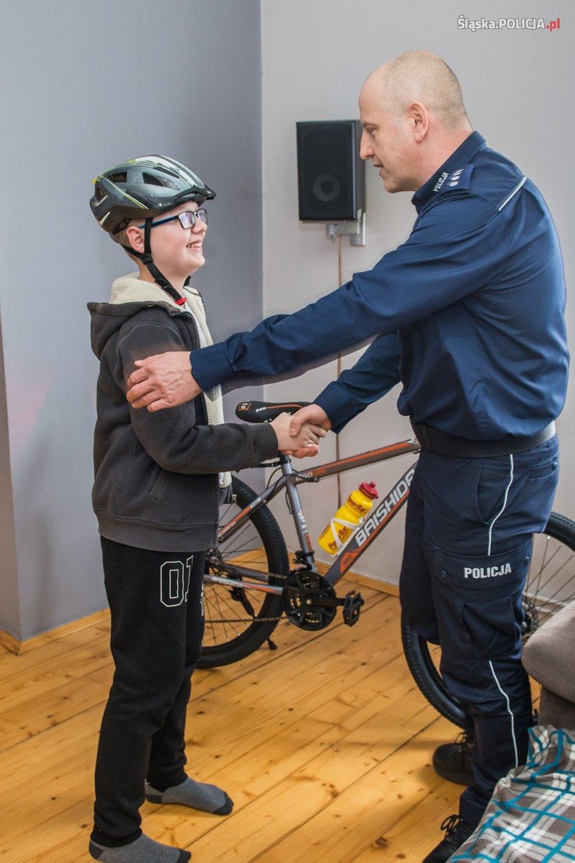 Wzruszający gest gliwickich policjantów