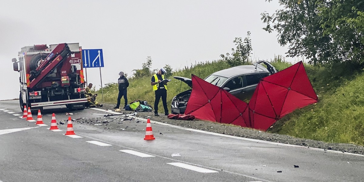 Dolnośląskie. Wypadek w Boguszynie. Zginęła jedna osoba. 