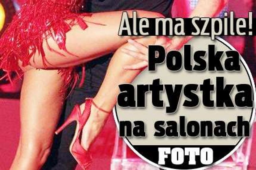 Ale ma szpile! Polska artystka na salonach! FOTO