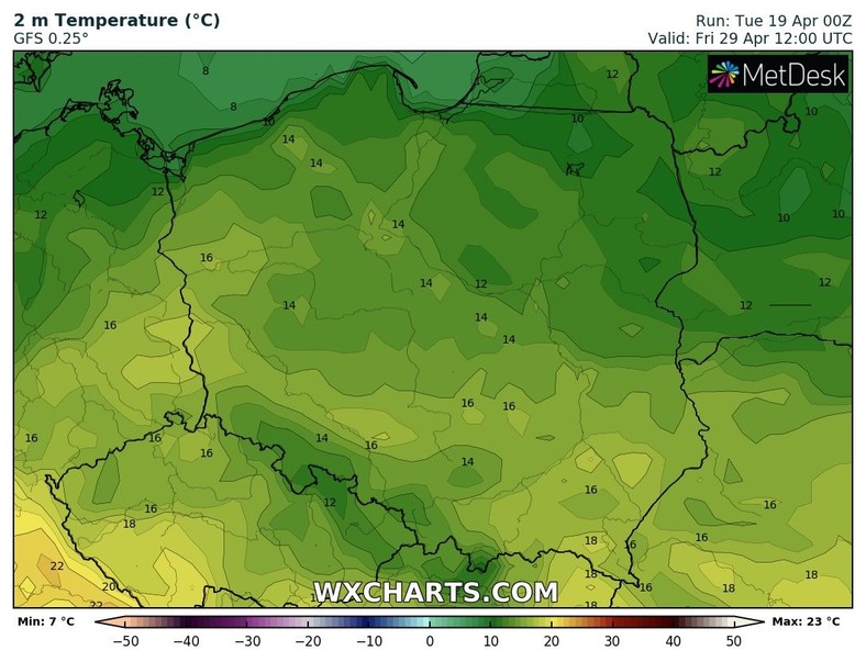 Temperatura będzie umiarkowana