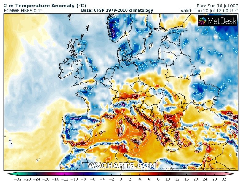 Nad Europę w kolejnych dniach napłynie chłodne powietrze