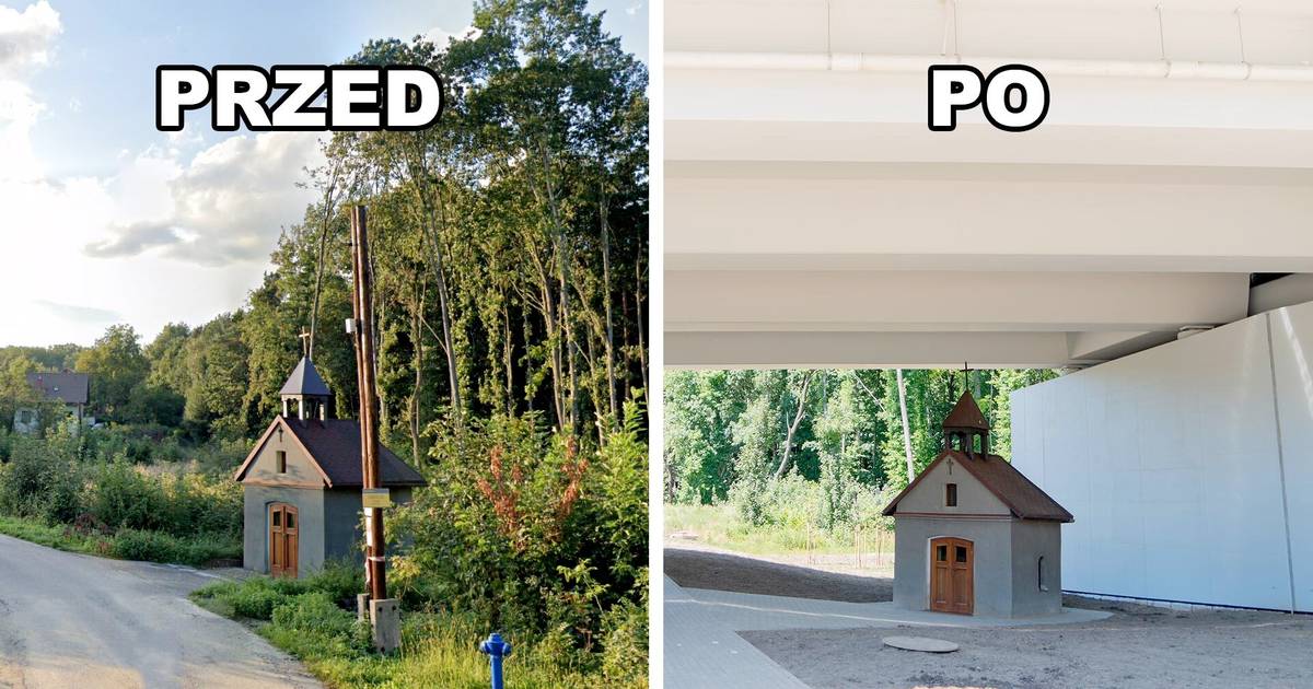 Zrobili wiadukt nad zabytkową kapliczką. "Żelbetowe monstrum"