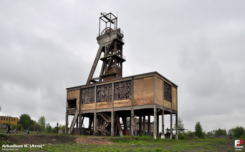 Pozostałość po kopalni Andaluzja (zdj. z 2013 r., obiekt wyburzono rok później)