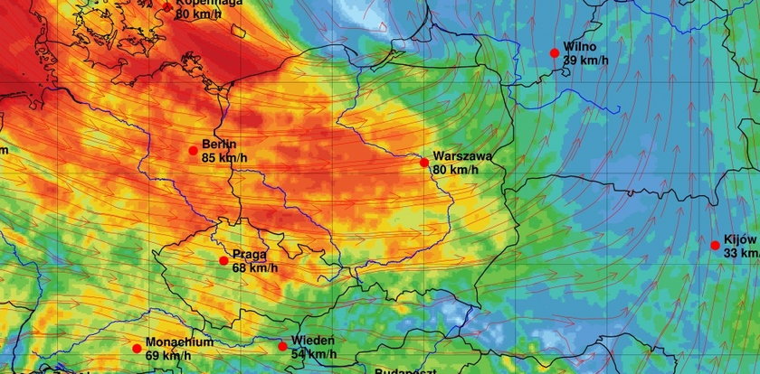 Deszcz, śnieg, bardzo silny wiatr. IMGW ostrzega przed pogodą. Prognoza przed świętami