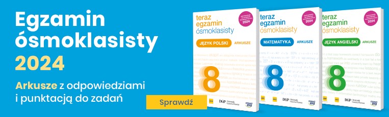 Egzamin ósmoklasisty 2024 książki