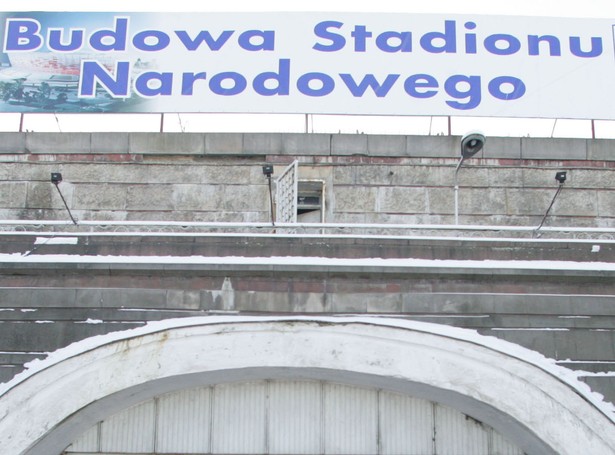 Wstrzymano budowę Stadionu Narodowego