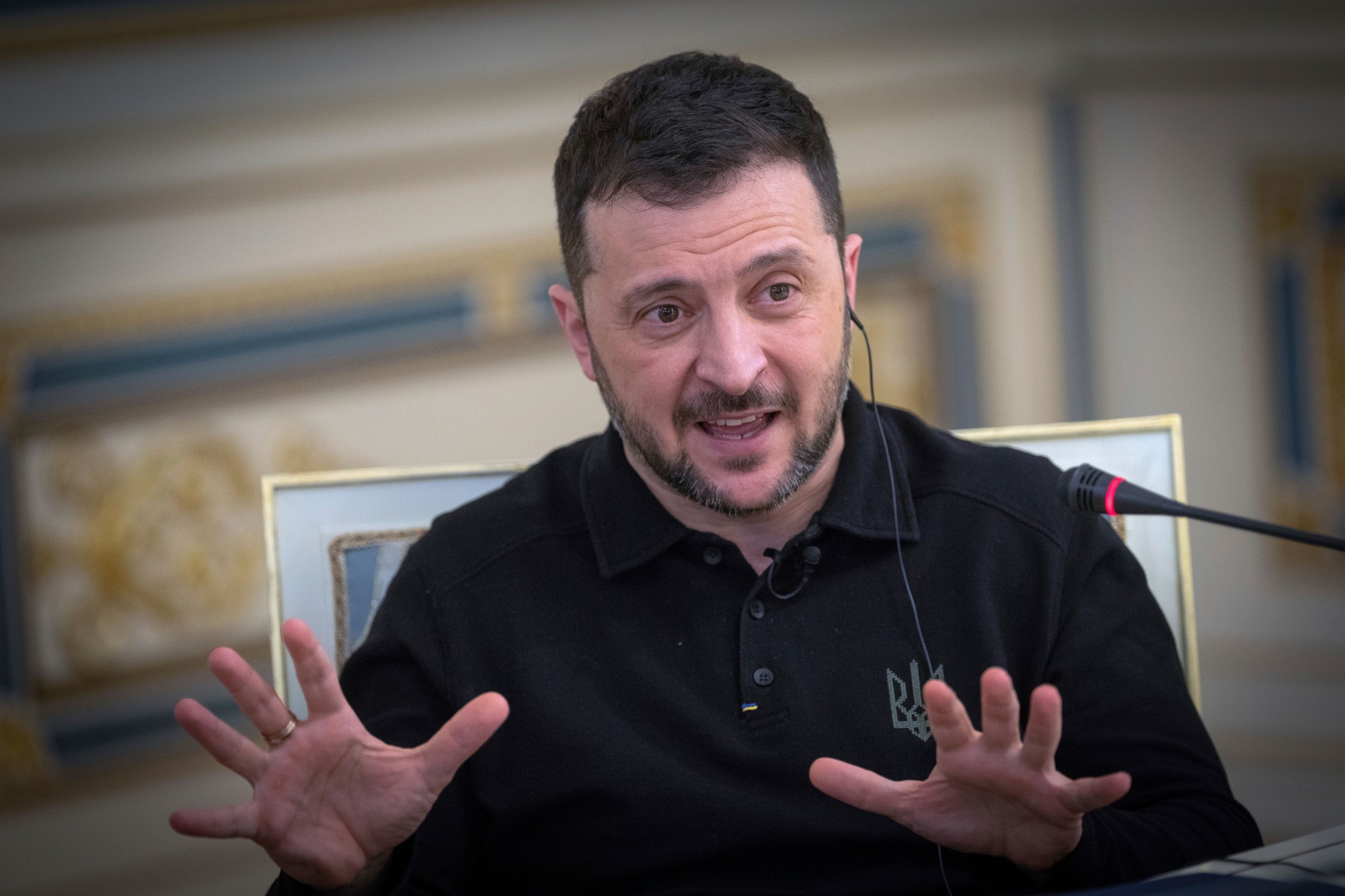 Ukrajinský prezident Volodymyr Zelenskyj.