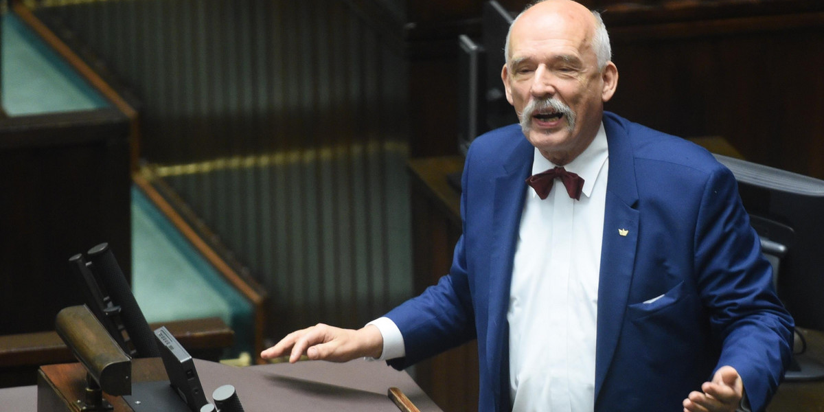 Korwin-Mikke chce odebrać trzynastki i 500+. To oferuje w zamian