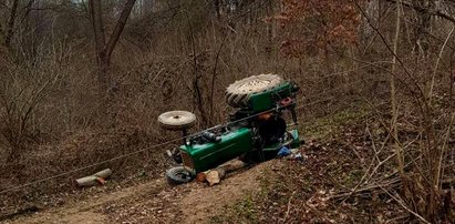 Tragedia na Podkarpaciu. Traktor zmiażdżył seniora