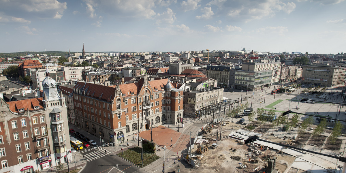 przebudowa rynku w Katowicach