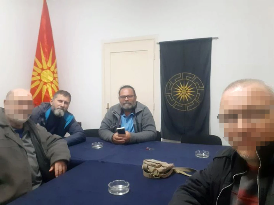 Bore Videvski u društvu Velibora Maneva