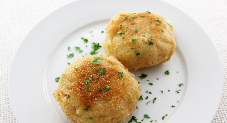 Salmon fishcakes