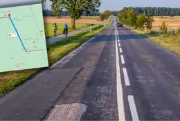 Najdłuższy prosty odcinek drogi w Polsce. To 26 km "stołu"