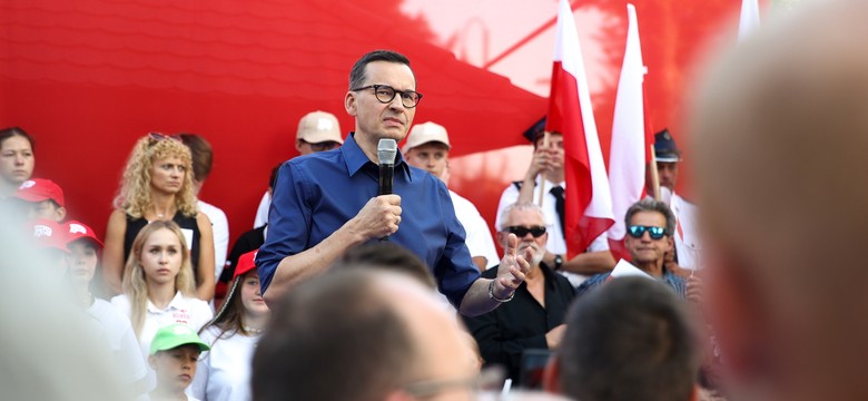 Wędka, ryba... haczyk? Morawiecki odpowiada na słowa Ewy Kopacz