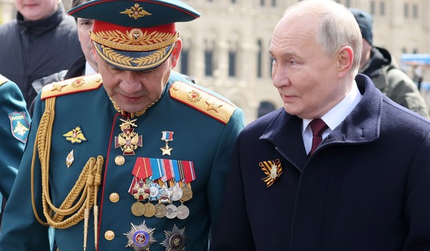 Sergej Šojgu i Vladimir Putin u maju 2024.