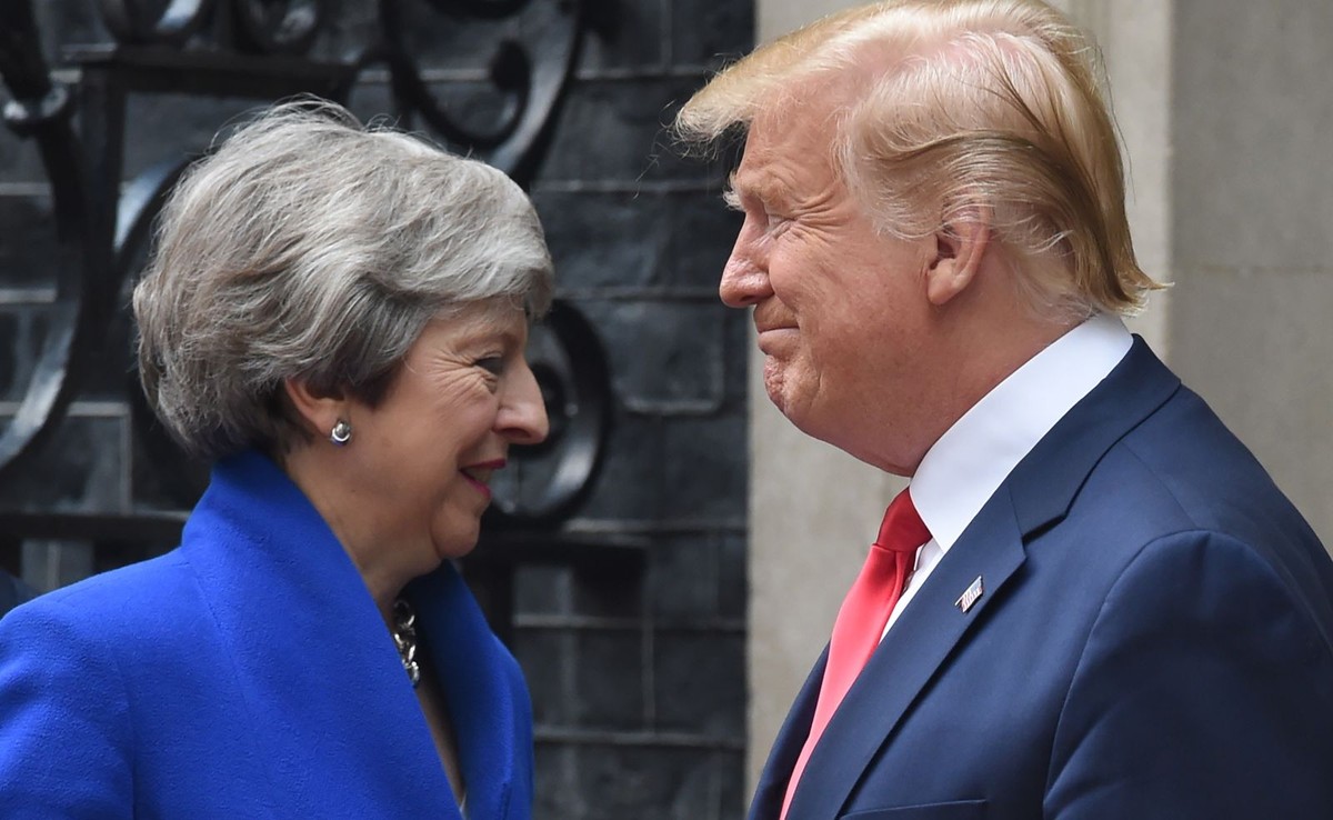W specyficznej atmosferze przebiega kończąca się dziś oficjalna wizyta Donalda Trumpa w Wielkiej Brytanii.