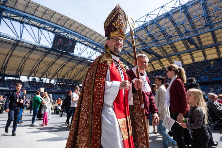 Spotkanie ewangelizacyjne na stadionie