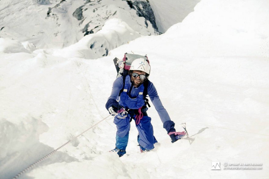 Ryszard Pawłowski. Wspinaczka południową ścianą Lhotse w 1989 r.