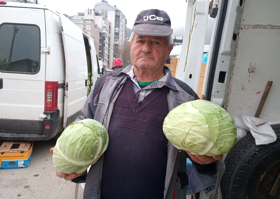 Milija Janjić: Kilogram kupusa 70 dinara, a prošle jesenio bio je upola jeftiniji