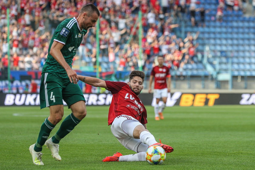 Pilka nozna. PKO Ekstraklasa. Wisla Krakow - Slask Wroclaw. 20.07.2019