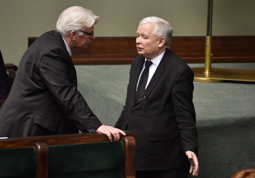 Jarosław Kaczyński i Witold Waszczykowski