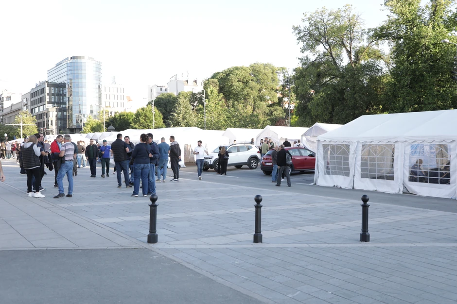 Prostor oko Pionirskog parka i Skupštine Srbije