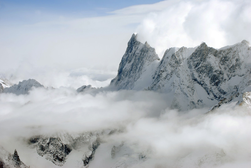 Katarzyna Kluczyk - Grandes Jorasses, Mont Mallet i Aiguille de Rochefort