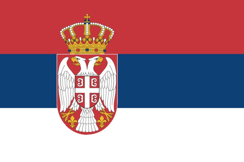 Zastava Srbije sa dvoglavim orlom