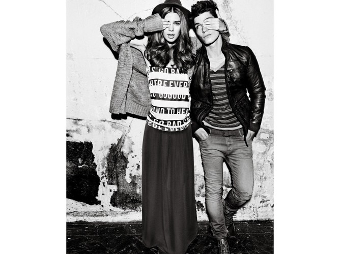 Burgundowe królestwo - Kolekcja Pull and Bear na sezon jesień 2011.