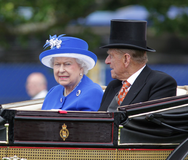 Książę Filip i królowa Elżbieta