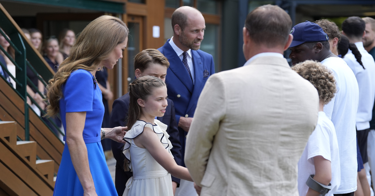 Kate calls cancer patient brave boy at Wimbledon final