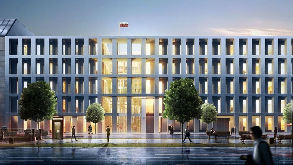 Projekt polskiej ambasady w Berlinie autorstwa JEMS Architekci