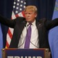 Republican U.S. presidential candidate Donald Trump addresses supporters after being declared by the