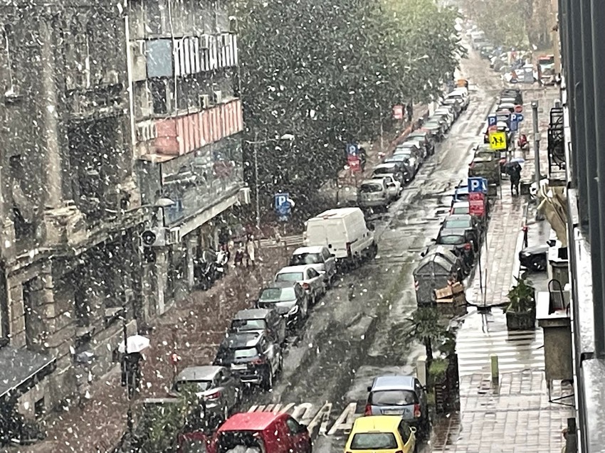 Prvi sneg u Beogradu