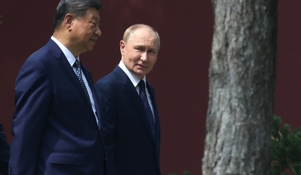 Si Đinping i Vladimir Putin u Pekingu 2. septembra 2025.