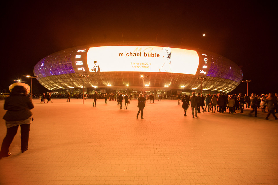 Fani przed koncertem Michaela Buble w Krakowie