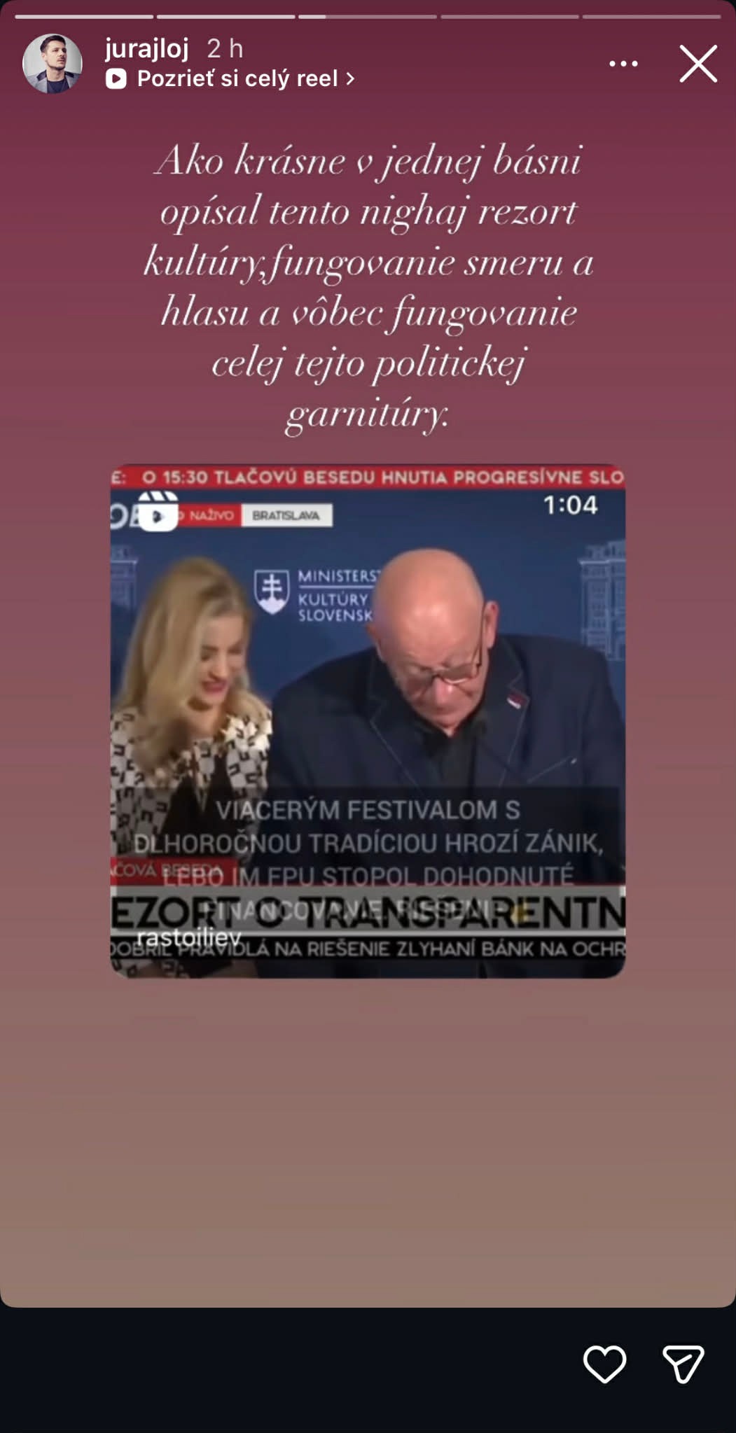 Juraj Loj si nedával servítku pred ústa. 