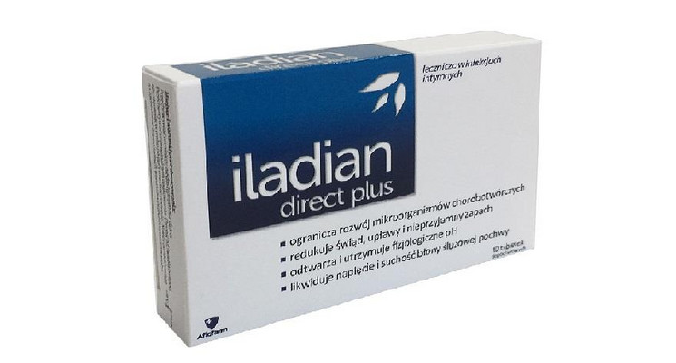 Иладиан прямой плюс, вагинальные таблетки