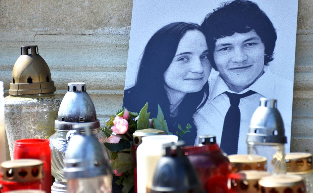 Jan Kuciak z narzeczoną 