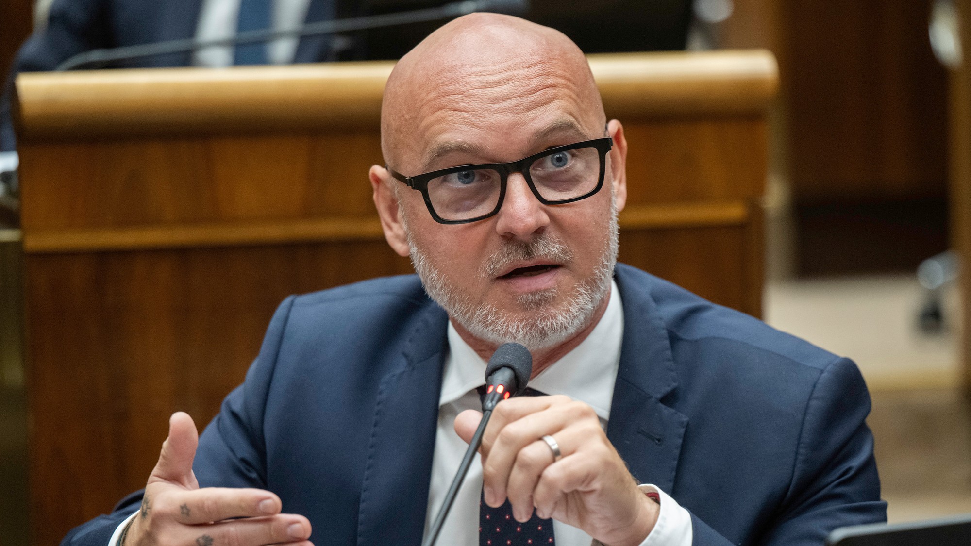 Poslanec NR SR Branislav Gröhling. 