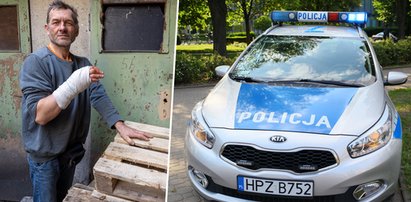 "Mogą mnie zwolnić, ale jadę z tym człowiekiem do szpitala". Policjant nie wahał się ani chwili, uratował 51-latkowi życie