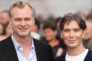 Reżyser Christopher Nolan i aktor Cillian Murphy, który wcielił się w tytułowego Oppenheimera.