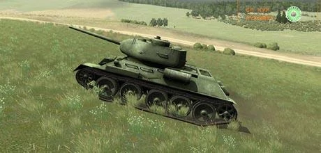 Screen z gry "WWII Battle Tanks T-34 vs Tiger"