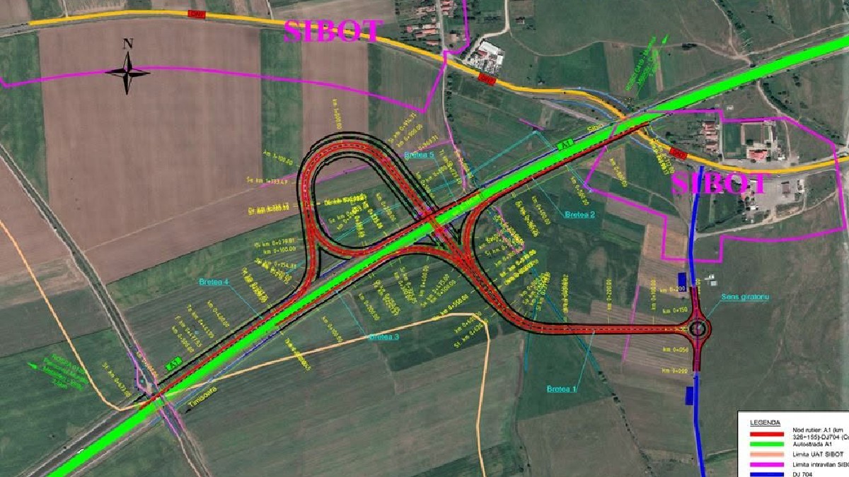 Interes uriaș pentru construcția nodului rutier Cugir, de pe A1: 17 oferte au fost depuse pentru contract